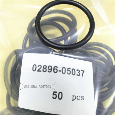 02896-05037 0289605037 Hydraulikzylinder-Lader-Lift-Lenkungsdichtungssatz, schwarze NBR-O-Ring-Dichtung